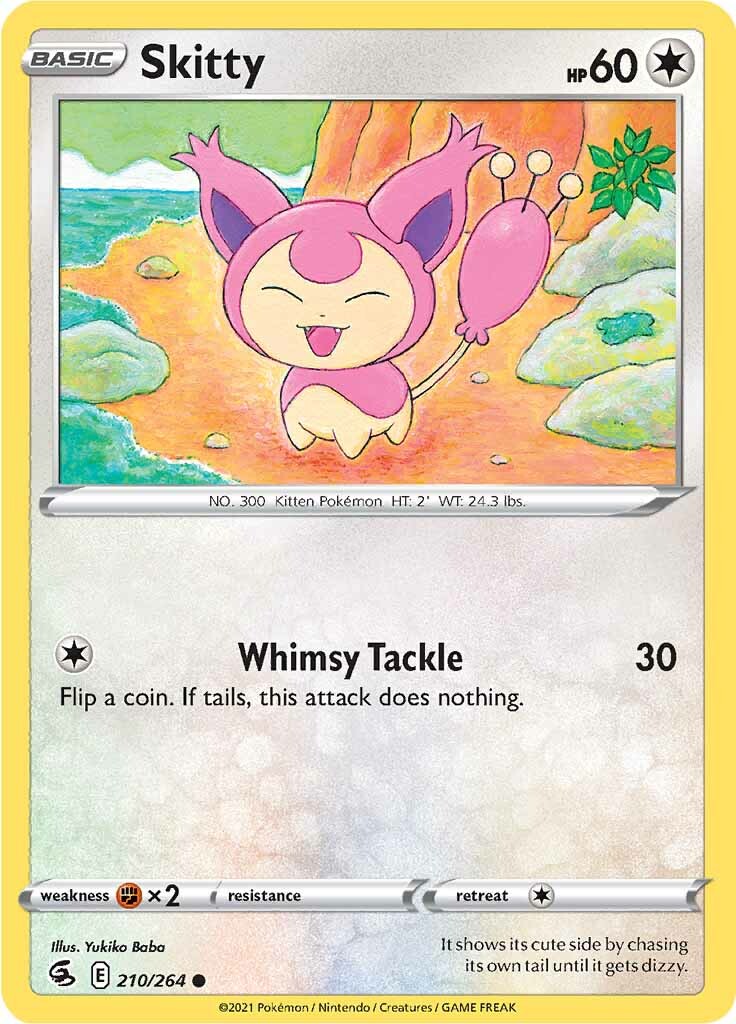 Skitty (210/264) [Sword & Shield: Fusion Strike] | Shuffle n Cut Hobbies & Games