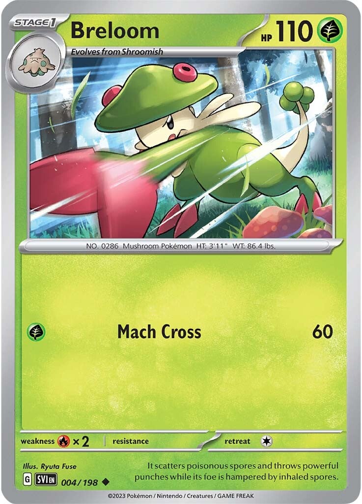 Breloom (004/198) [Scarlet & Violet: Base Set] | Shuffle n Cut Hobbies & Games