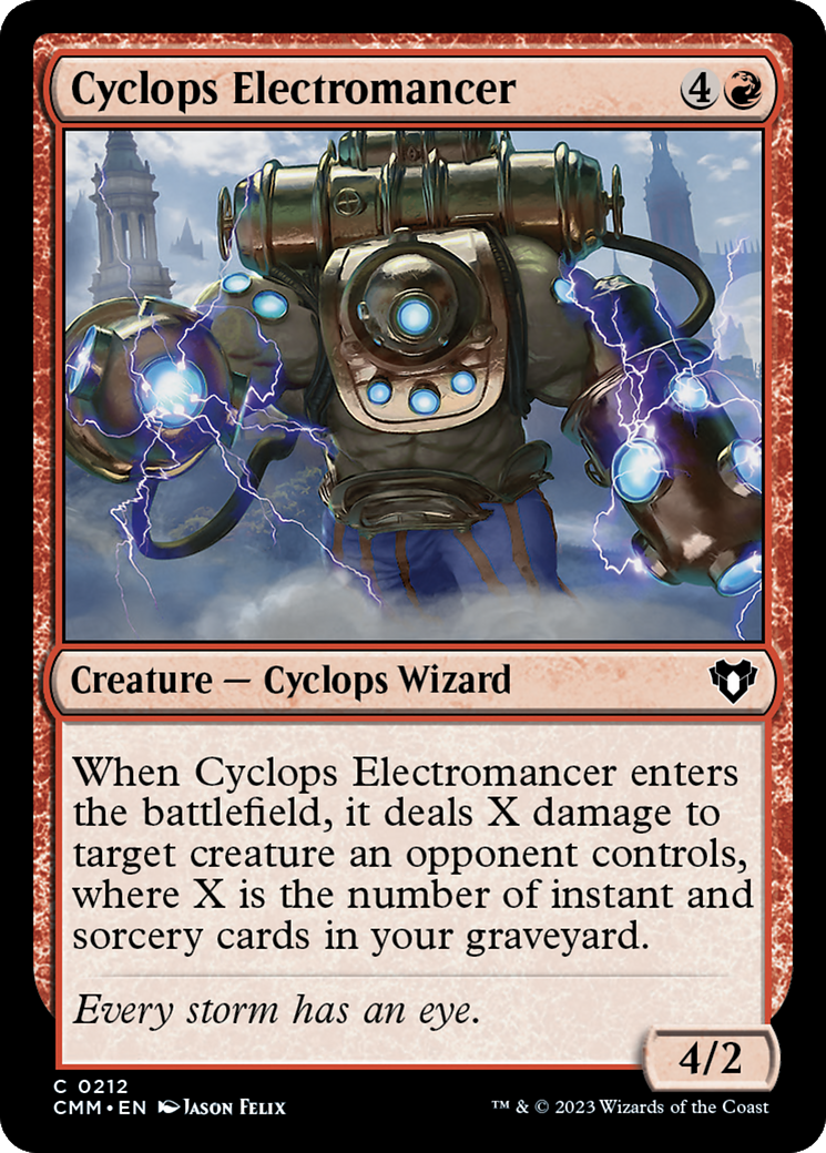 Cyclops Electromancer [Commander Masters] | Shuffle n Cut Hobbies & Games