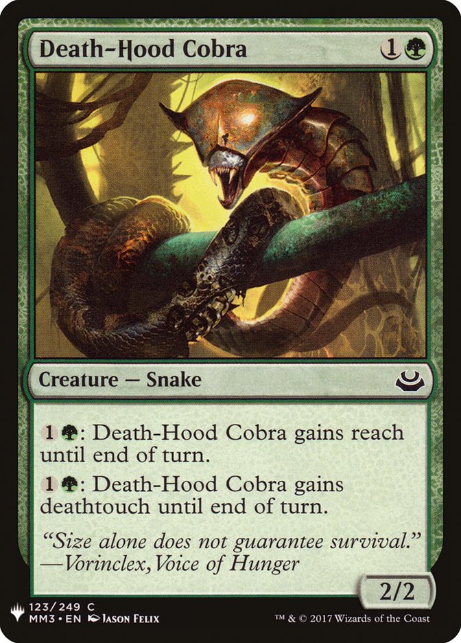 Death-Hood Cobra [Mystery Booster] | Shuffle n Cut Hobbies & Games