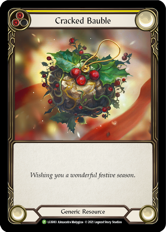 Cracked Bauble (Holiday 2021) [LGS083] (Promo)  Cold Foil | Shuffle n Cut Hobbies & Games