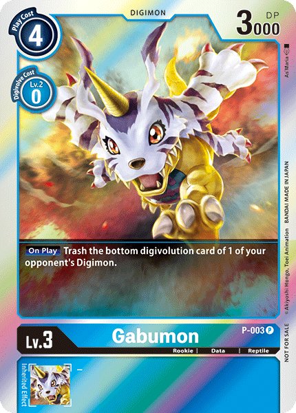 Gabumon [P-003] [Promotional Cards] | Shuffle n Cut Hobbies & Games