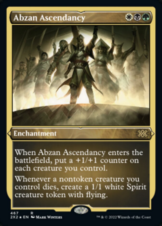 Abzan Ascendancy (Foil Etched) [Double Masters 2022] | Shuffle n Cut Hobbies & Games