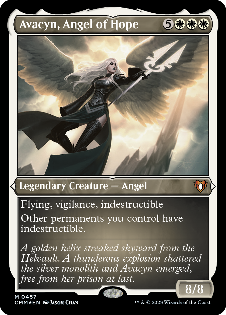 Avacyn, Angel of Hope (Foil Etched) [Commander Masters] | Shuffle n Cut Hobbies & Games