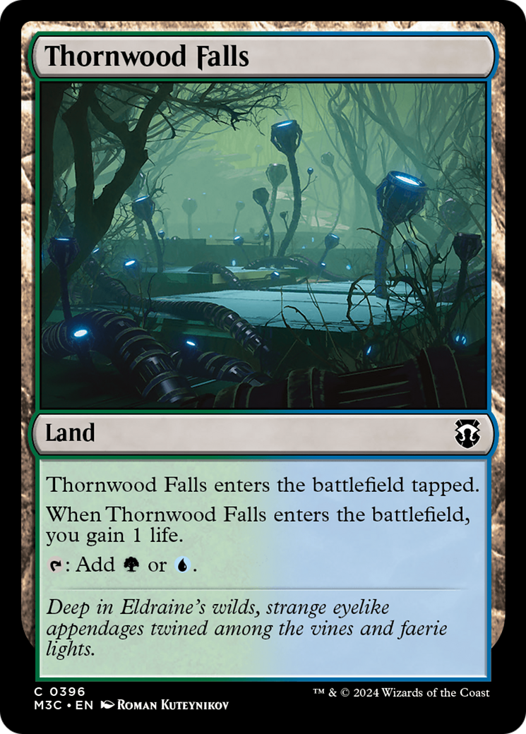 Thornwood Falls (Ripple Foil) [Modern Horizons 3 Commander] | Shuffle n Cut Hobbies & Games