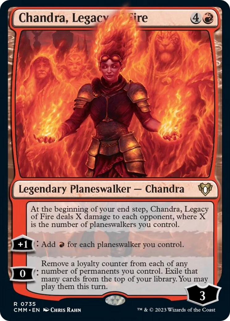 Chandra, Legacy of Fire [Commander Masters] | Shuffle n Cut Hobbies & Games