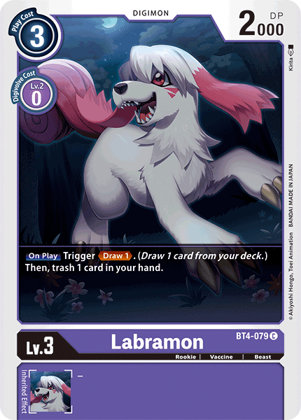 Labramon [BT4-079] [Great Legend] | Shuffle n Cut Hobbies & Games