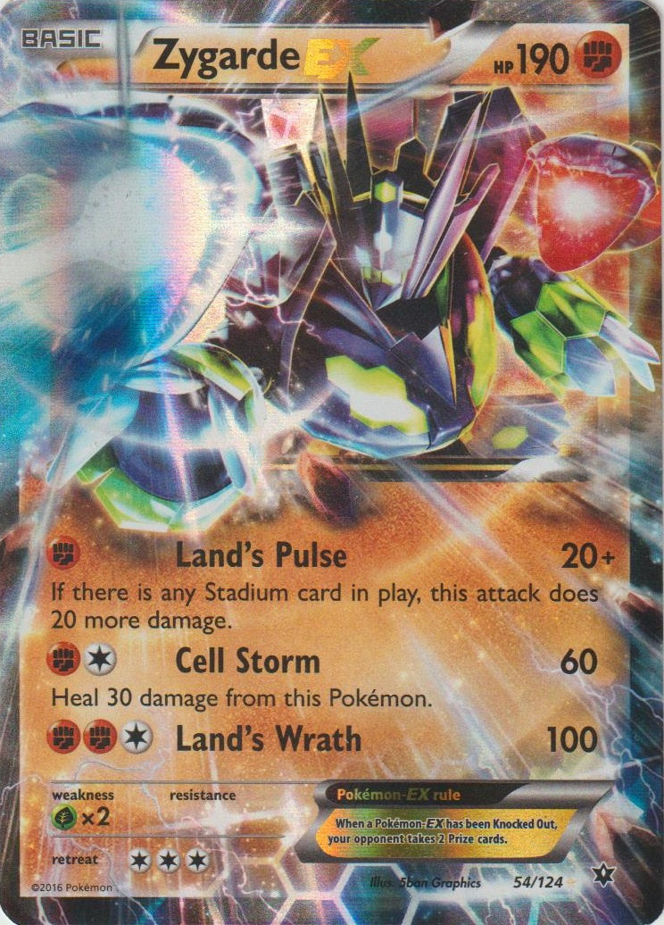 Zygarde EX (054/124) (Jumbo Card) [XY: Fates Collide] | Shuffle n Cut Hobbies & Games