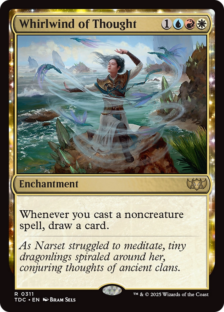 Whirlwind of Thought [Tarkir: Dragonstorm Commander] | Shuffle n Cut Hobbies & Games
