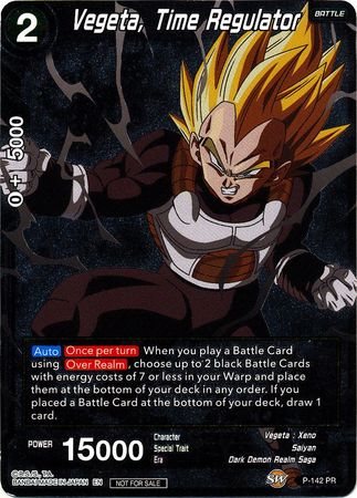 Vegeta, Time Regulator (Championship Final 2019) (P-142) [Tournament Promotion Cards] | Shuffle n Cut Hobbies & Games