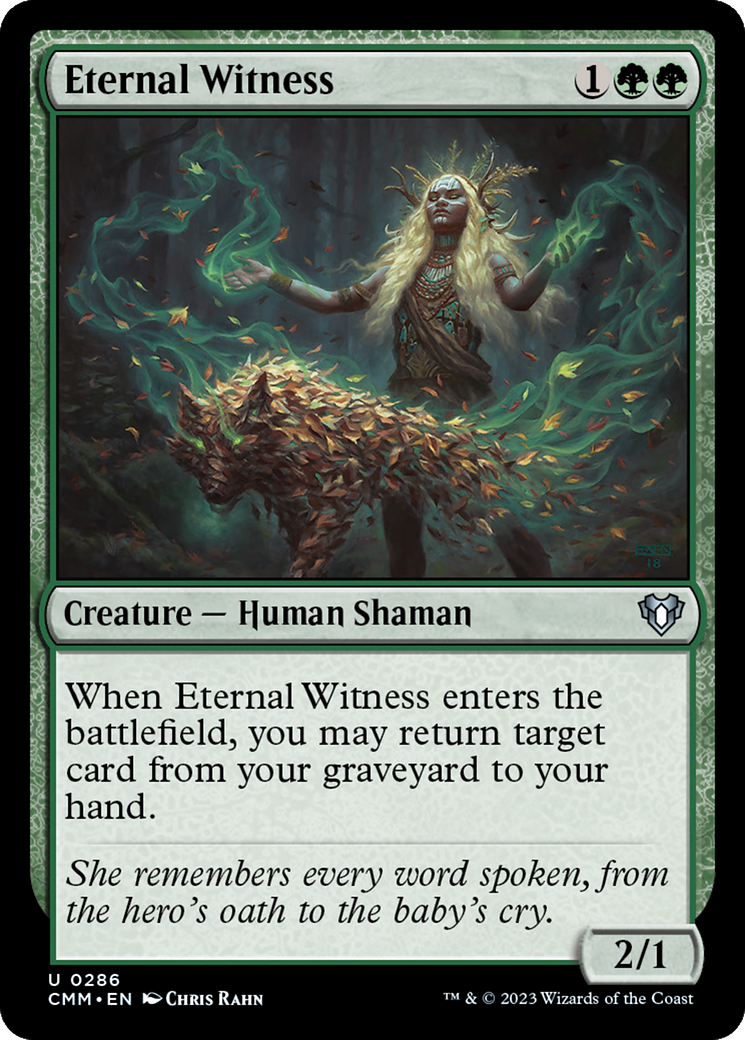 Eternal Witness [Commander Masters] | Shuffle n Cut Hobbies & Games