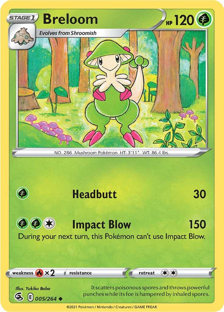 Breloom (005/264) [Sword & Shield: Fusion Strike] | Shuffle n Cut Hobbies & Games