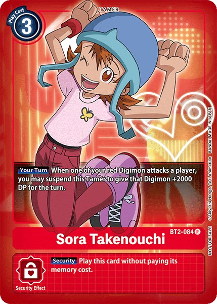 Sora Takenouchi [BT2-084] (Official Tournament Pack Vol.3) [Release Special Booster Promos] | Shuffle n Cut Hobbies & Games