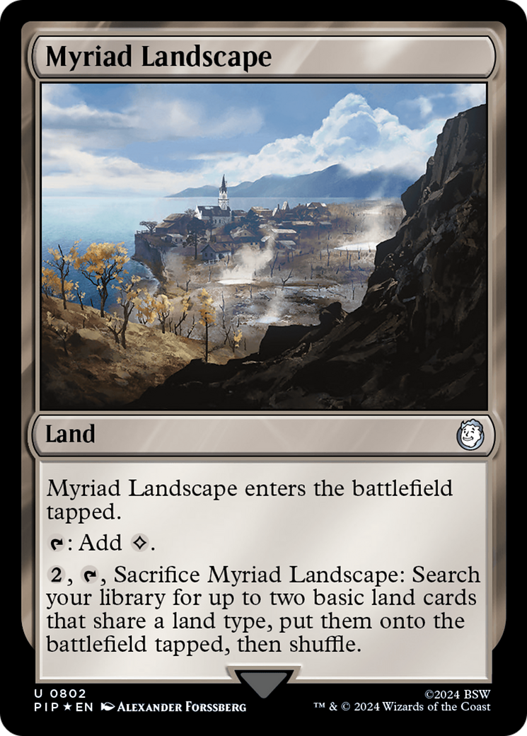 Myriad Landscape (Surge Foil) [Fallout] | Shuffle n Cut Hobbies & Games