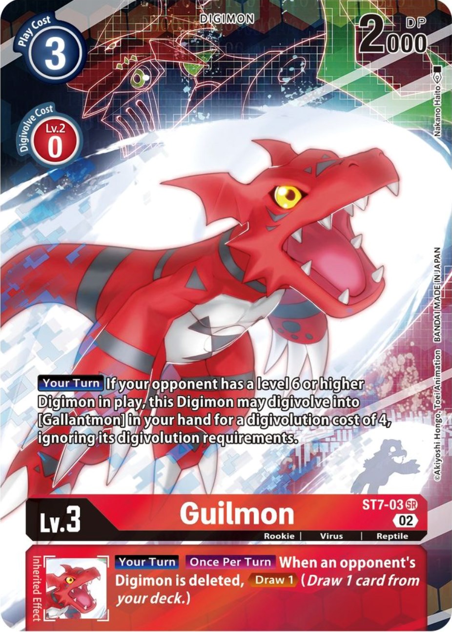 Guilmon [ST7-03] (Alternate Art) [Starter Deck: Beelzemon Advanced Deck Set] | Shuffle n Cut Hobbies & Games