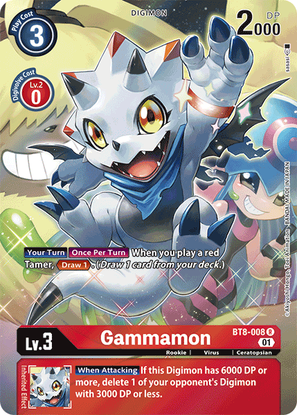 Gammamon [BT8-008] (Alternate Art) [New Awakening] | Shuffle n Cut Hobbies & Games