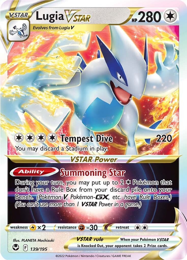 Lugia VSTAR (139/195) [Sword & Shield: Silver Tempest] | Shuffle n Cut Hobbies & Games