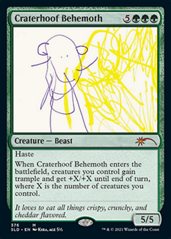 Craterhoof Behemoth (376) [Secret Lair Drop Series] | Shuffle n Cut Hobbies & Games