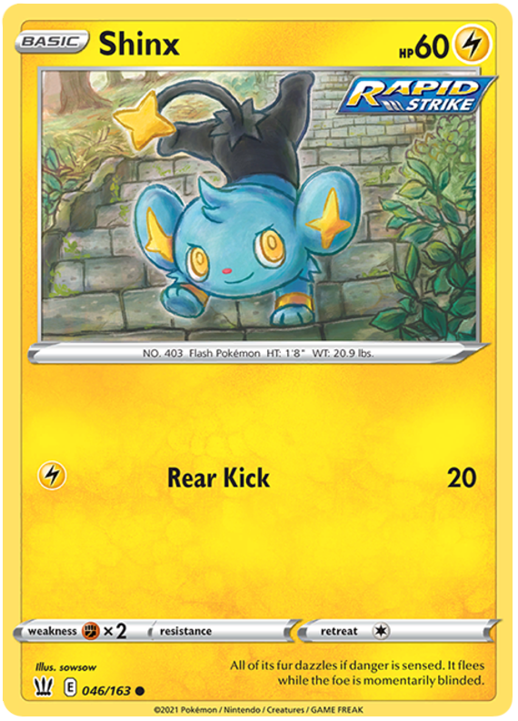 Shinx (046/163) [Sword & Shield: Battle Styles] | Shuffle n Cut Hobbies & Games