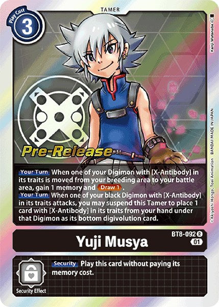 Yuji Musya [BT8-092] [New Awakening Pre-Release Cards] | Shuffle n Cut Hobbies & Games