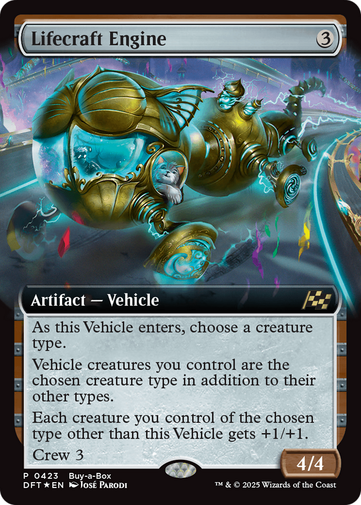 Lifecraft Engine (Extended Art) (Buy-A-Box) [Aetherdrift Promos] | Shuffle n Cut Hobbies & Games