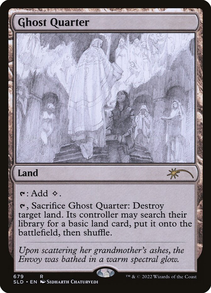 Ghost Quarter (Sketch) [Secret Lair Drop Promos] | Shuffle n Cut Hobbies & Games