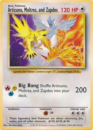 Articuno, Moltres, and Zapdos (Jumbo Card) [Miscellaneous Cards] | Shuffle n Cut Hobbies & Games