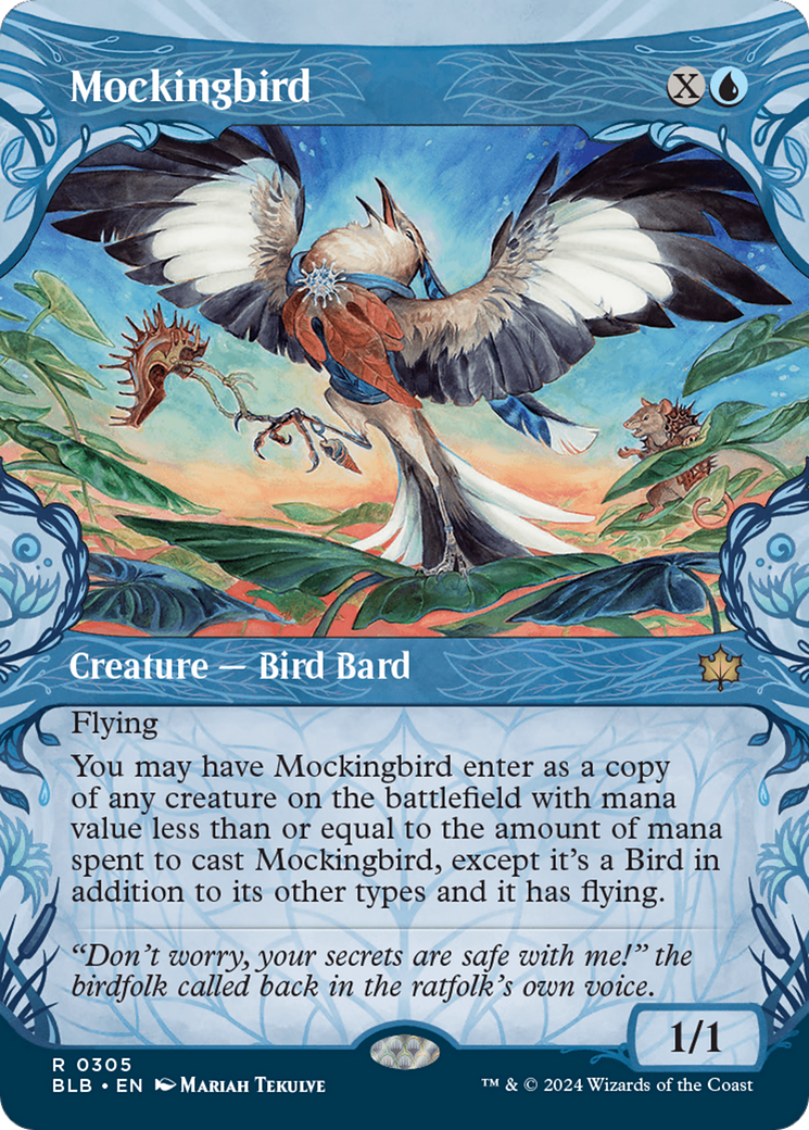 Mockingbird (Showcase) [Bloomburrow] | Shuffle n Cut Hobbies & Games