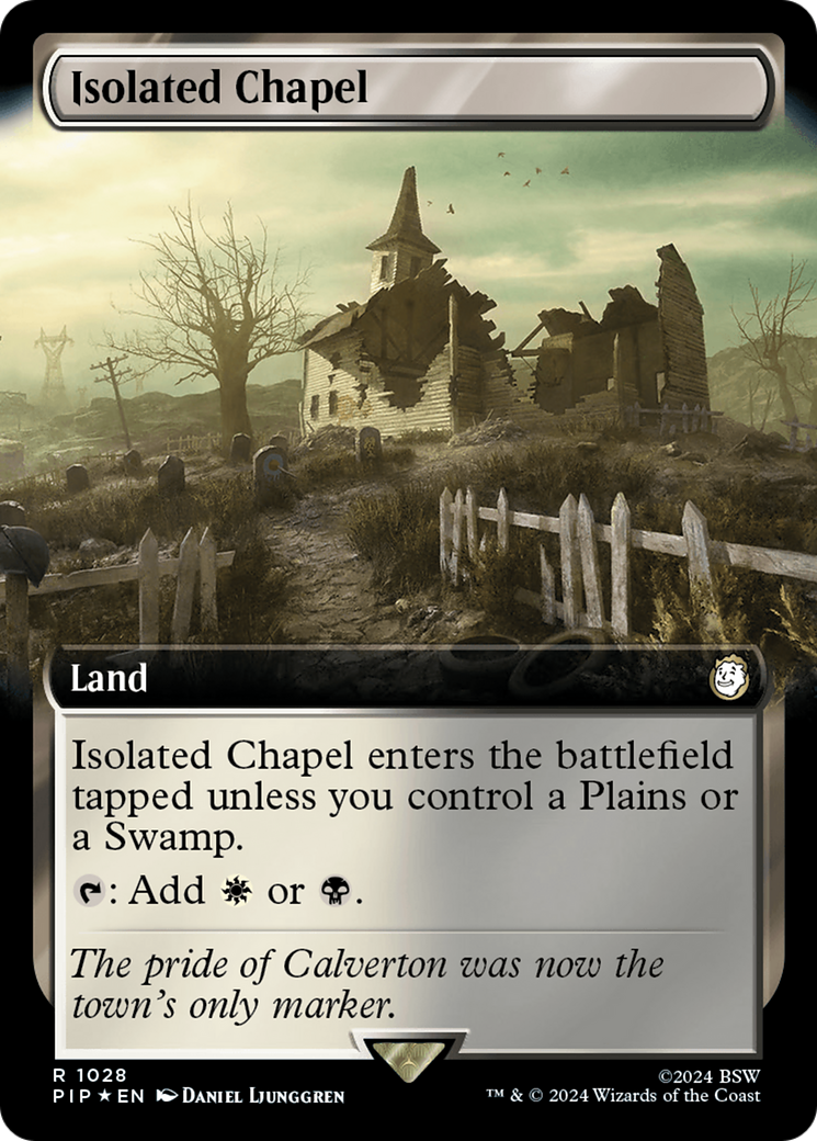 Isolated Chapel (Extended Art) (Surge Foil) [Fallout] | Shuffle n Cut Hobbies & Games