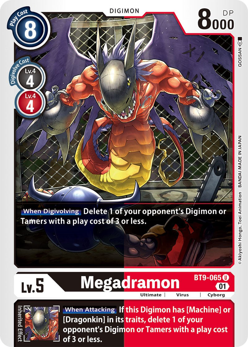 Megadramon [BT9-065] [X Record] | Shuffle n Cut Hobbies & Games