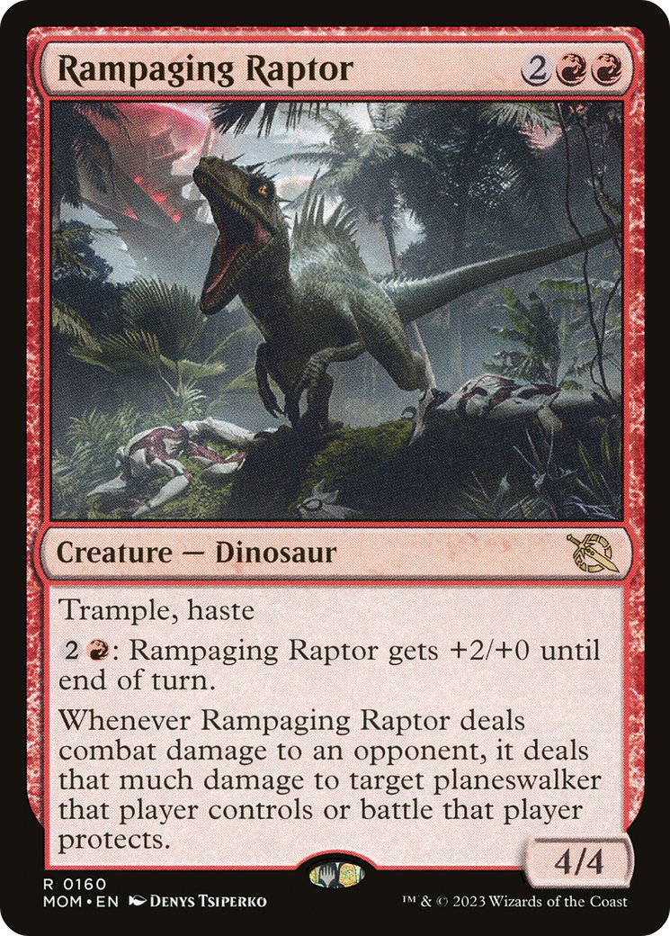 Rampaging Raptor [March of the Machine] | Shuffle n Cut Hobbies & Games