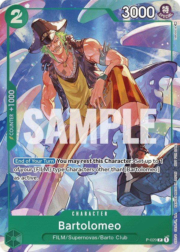 Bartolomeo (Event Pack Vol. 1) [One Piece Promotion Cards] | Shuffle n Cut Hobbies & Games