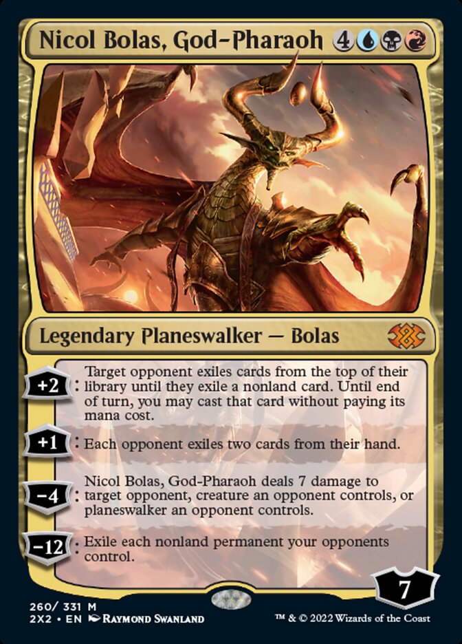 Nicol Bolas, God-Pharaoh [Double Masters 2022] | Shuffle n Cut Hobbies & Games