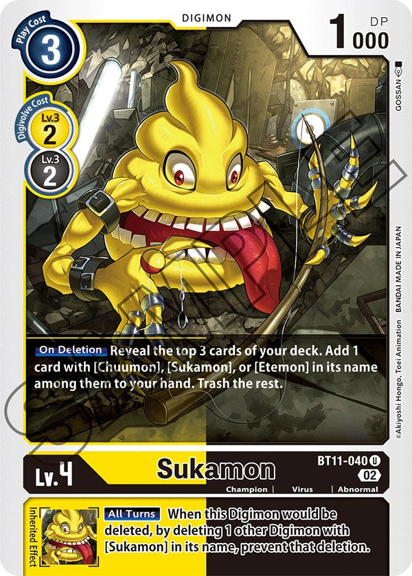 Sukamon [BT11-040] [Dimensional Phase] | Shuffle n Cut Hobbies & Games