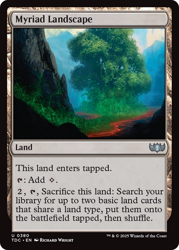 Myriad Landscape [Tarkir: Dragonstorm Commander] | Shuffle n Cut Hobbies & Games