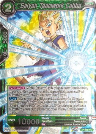 Saiyan Teamwork Cabba (P-041) [Promotion Cards] | Shuffle n Cut Hobbies & Games