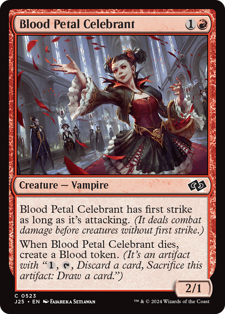 Blood Petal Celebrant [Foundations Jumpstart] | Shuffle n Cut Hobbies & Games