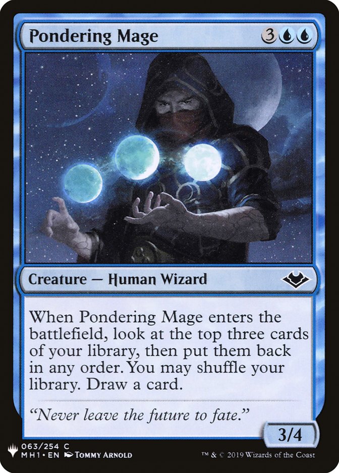 Pondering Mage [Mystery Booster] | Shuffle n Cut Hobbies & Games