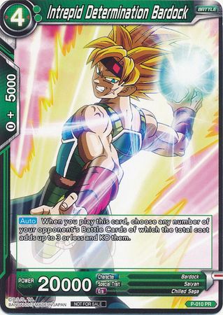 Intrepid Determination Bardock (P-010) [Promotion Cards] | Shuffle n Cut Hobbies & Games