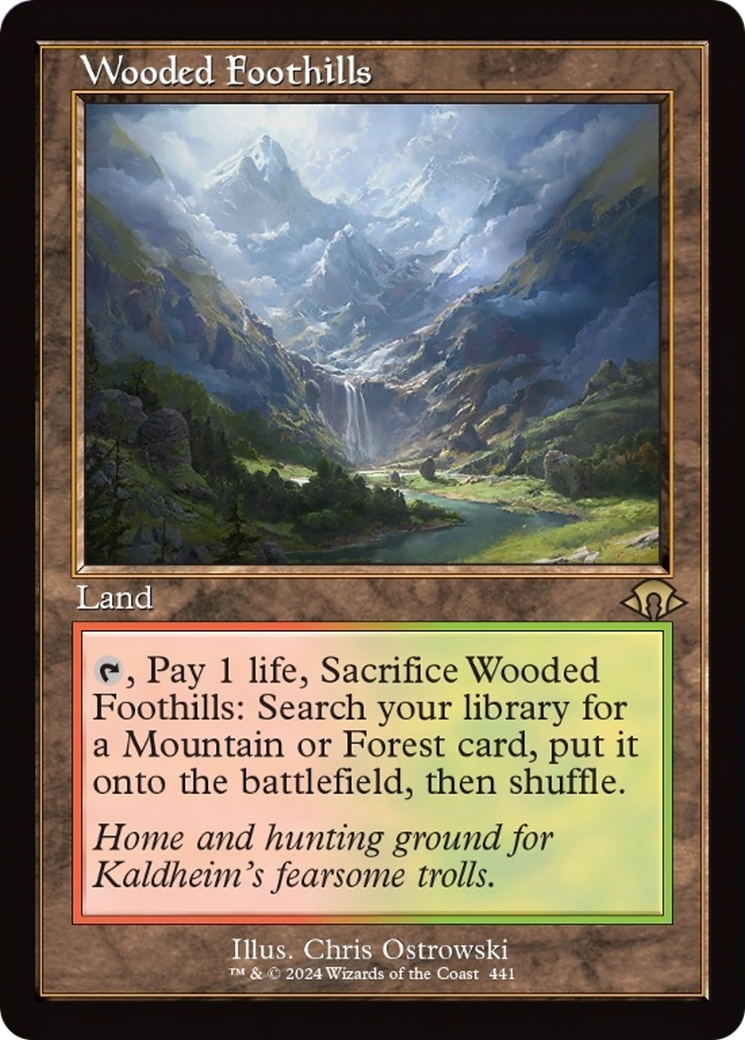 Wooded Foothills (Retro) [Modern Horizons 3] | Shuffle n Cut Hobbies & Games