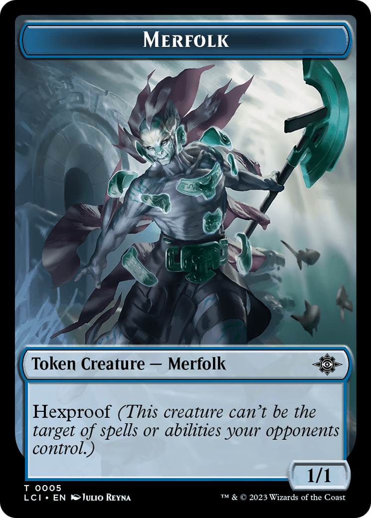 Merfolk Token [The Lost Caverns of Ixalan Tokens] | Shuffle n Cut Hobbies & Games