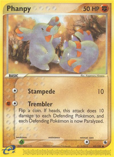 Phanpy (62/109) [EX: Ruby & Sapphire] | Shuffle n Cut Hobbies & Games