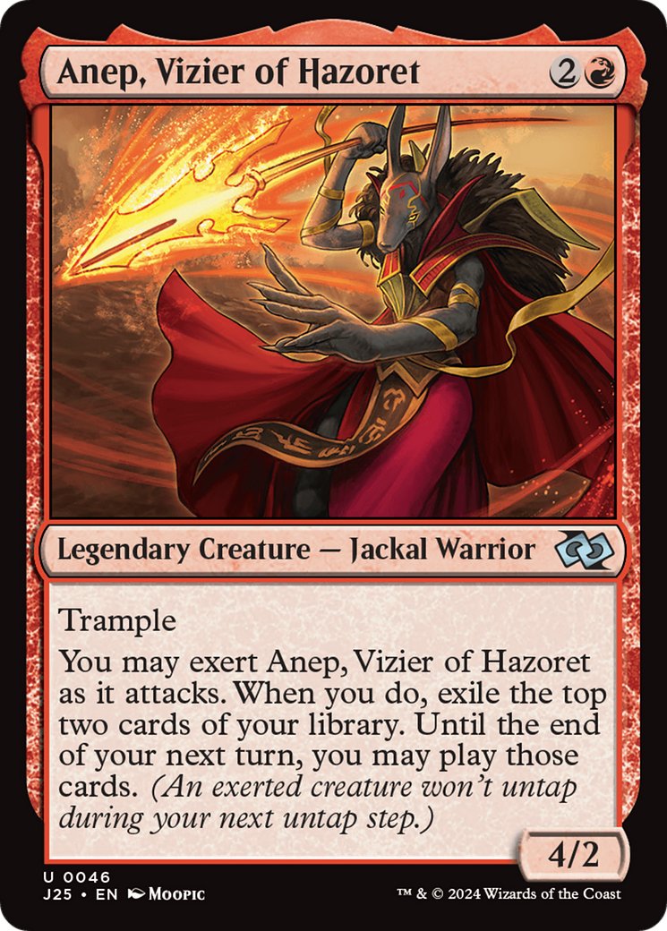 Anep, Vizier of Hazoret (Anime) [Foundations Jumpstart] | Shuffle n Cut Hobbies & Games