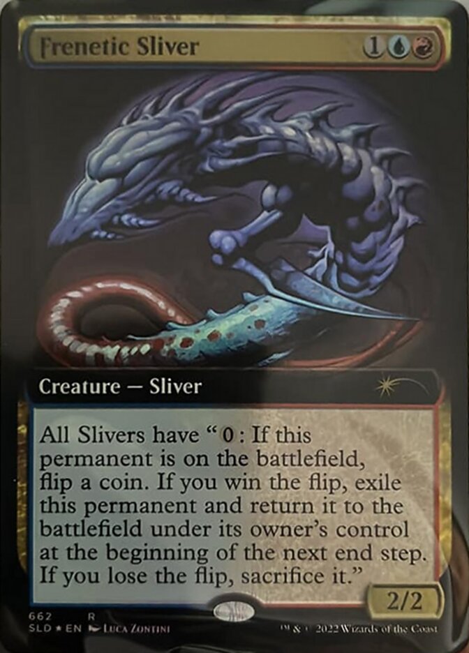 Frenetic Sliver (Extended Art) [Secret Lair Drop Promos] | Shuffle n Cut Hobbies & Games