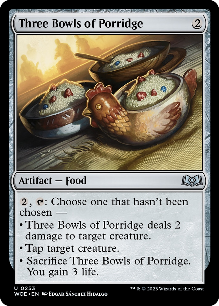 Three Bowls of Porridge [Wilds of Eldraine] | Shuffle n Cut Hobbies & Games