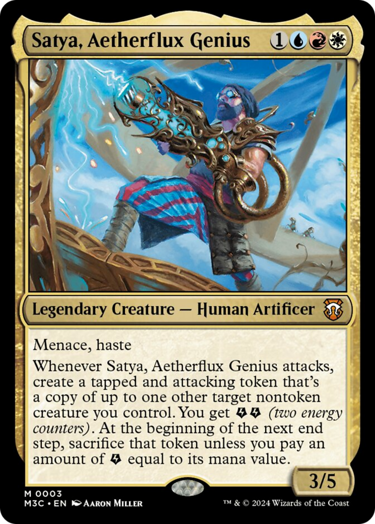 Satya, Aetherflux Genius [Modern Horizons 3 Commander] | Shuffle n Cut Hobbies & Games