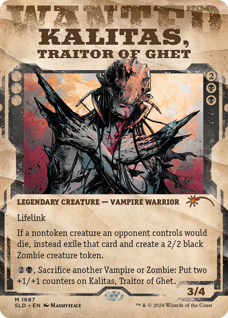 Kalitas, Traitor of Ghet [Secret Lair Drop Series] | Shuffle n Cut Hobbies & Games