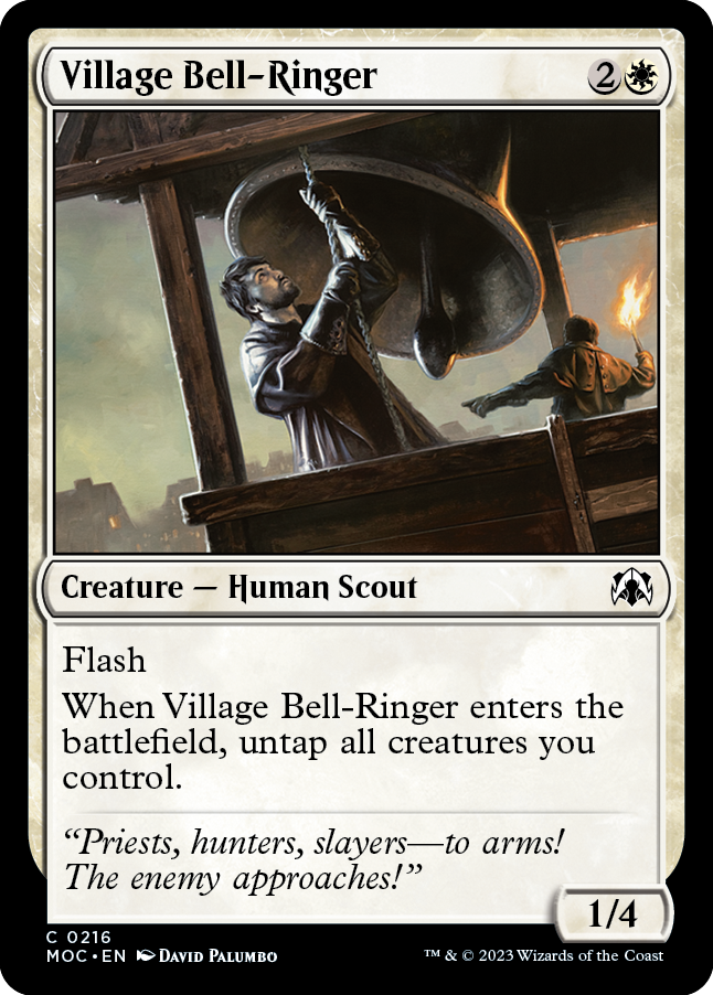 Village Bell-Ringer [March of the Machine Commander] | Shuffle n Cut Hobbies & Games