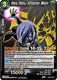 Haru Haru, Attacker Majin (Origins 2019) (BT3-120_PR) [Tournament Promotion Cards] | Shuffle n Cut Hobbies & Games