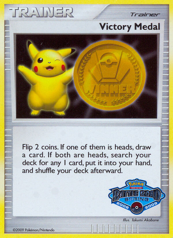 Victory Medal (Battle Road Spring 2008 2009) [League & Championship Cards] | Shuffle n Cut Hobbies & Games